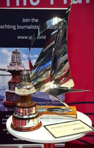 The Yachtsman of the Year and Young Sailor of the Year trophies