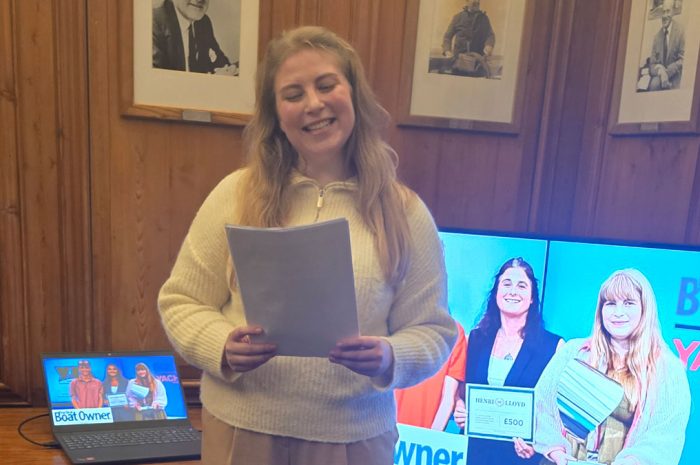 Kaia Bint Savage talking at the YJA event